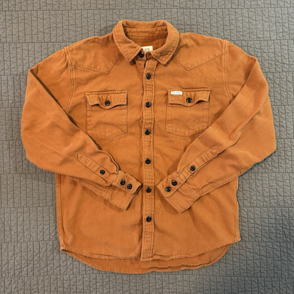 Topo Designs Men's Casual Button Down Shirt - Brown